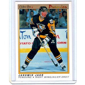 Jaromir Jagr O-Pee-Chee Premier Rookie Card #50 A Future Hall of Famer